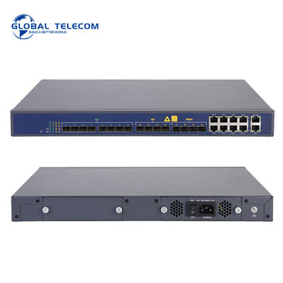 8 منافذ EPON 1U OLT Fiber Optic 20KM 40KM FTTH توافق قوي