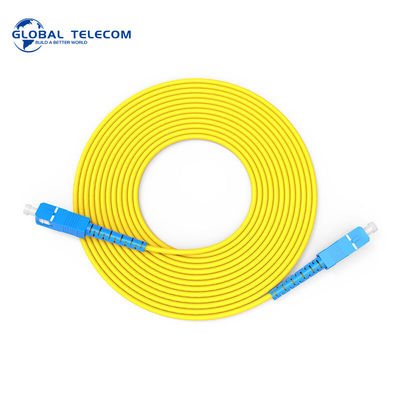 3.0mm Sc to Sc Patch Cable High Return Loss Duplex EN 50173 1 معايير